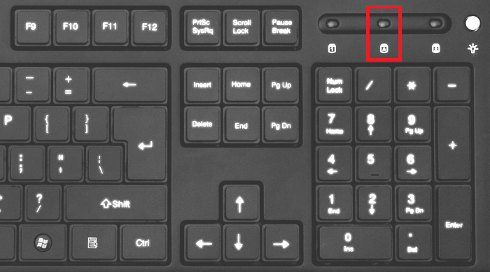 Как сделать так чтобы буквы на клавиатуре стали маленькими